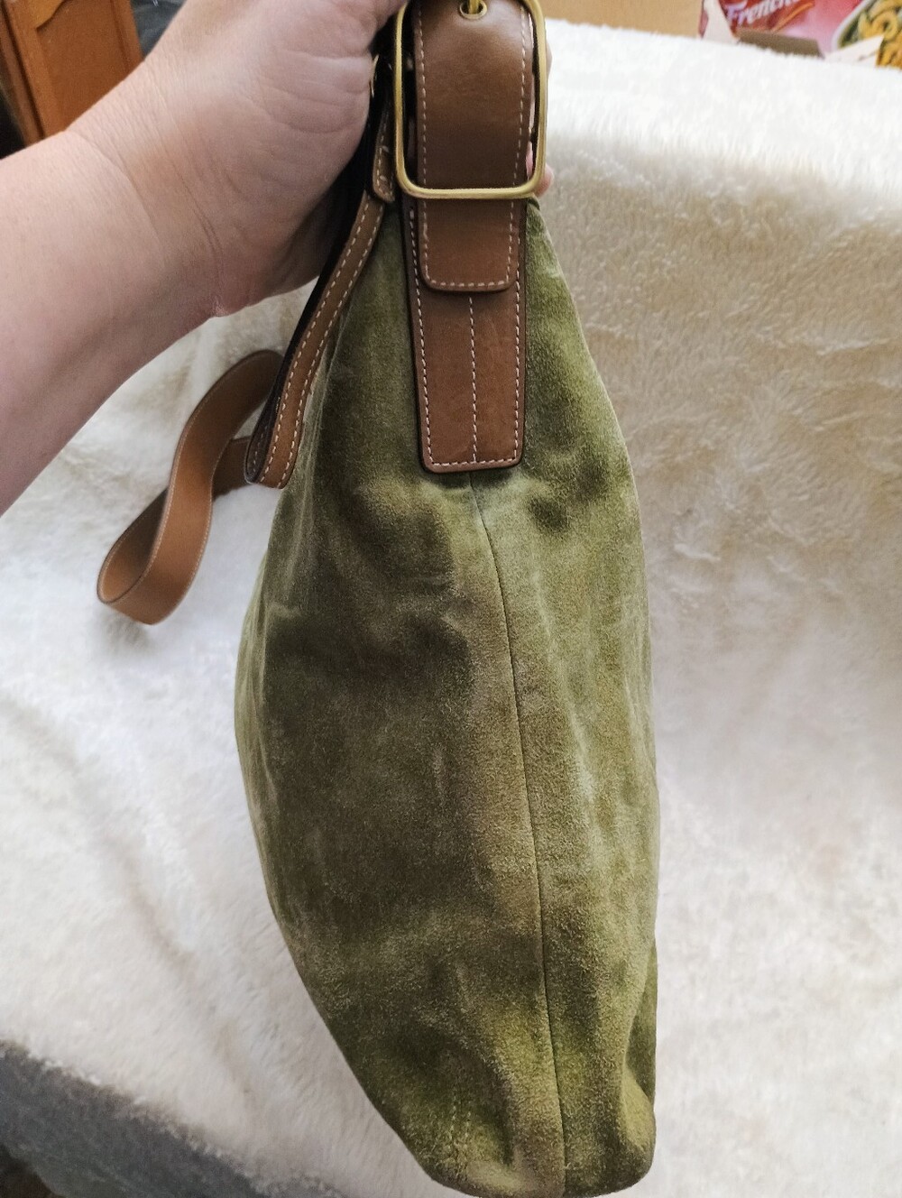 Vintage Coach Large Suede Ergo Hobo Shoulder BagStyle No. 9324 - Picture 2 of 13